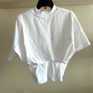 Alexander Wang Mock Neck structured White T